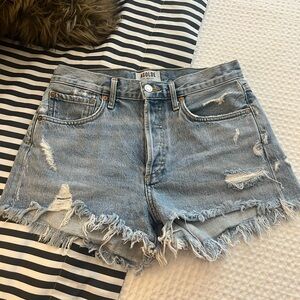 Agolde Parker denim shorts